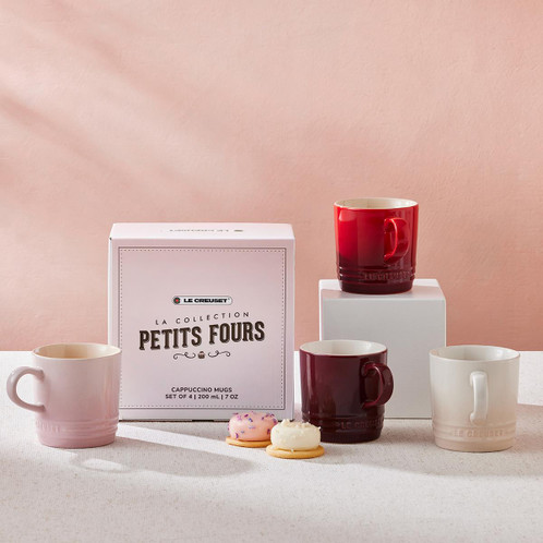 Le Creuset Petits Fours Set of Four Cappuciono Mugs