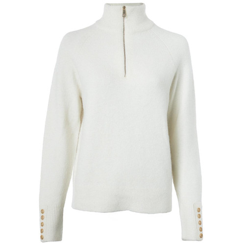 Natural Holland Cooper Womens Tori Half Zip Knitted Jumper