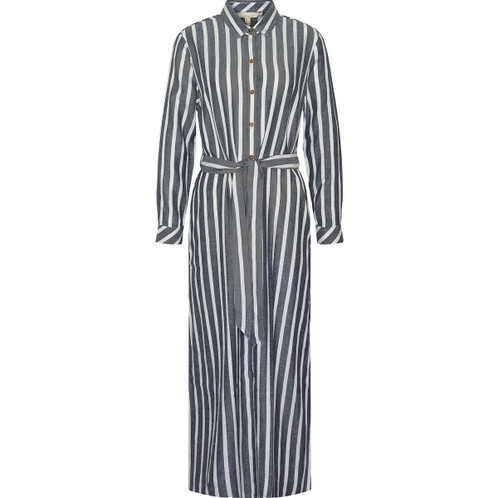 Navy Stripe Barbour Womens Annalise Maxi Dress