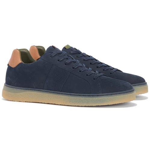 Navy Barbour Mens Reflect Runner Shoes