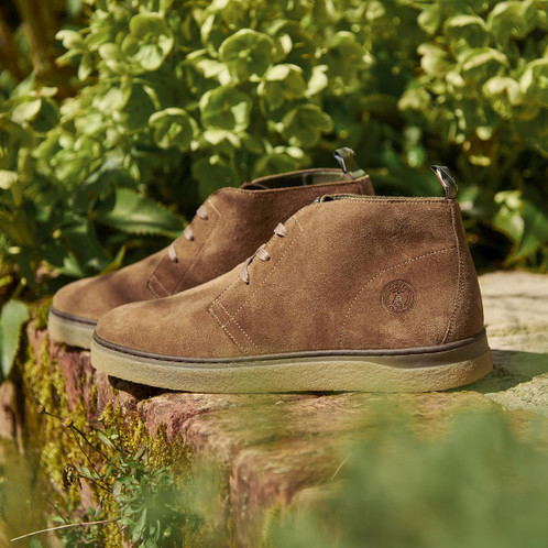 Sand Suede Barbour Mens Reverb Chukka Boot Lifestyle