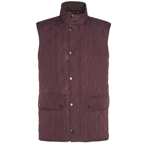 Winter Blackberry Barbour Mens New Lowerdale Gilet