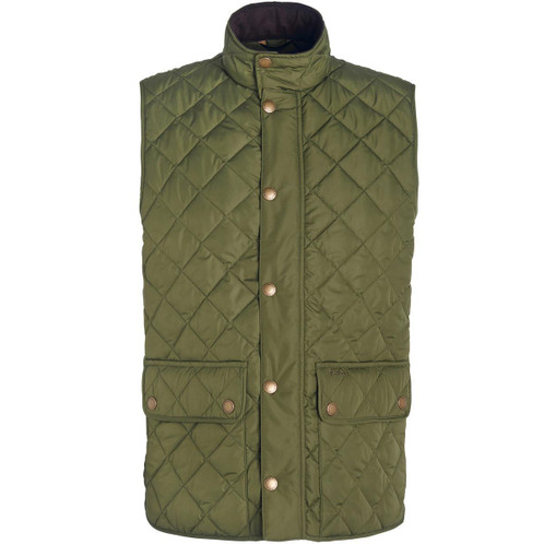 Dark Moss Barbour Mens New Lowerdale Gilet
