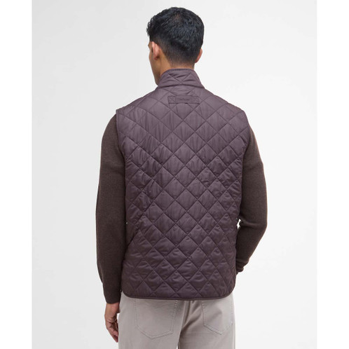 Black Oak Barbour Mens New Lowerdale Gilet Back