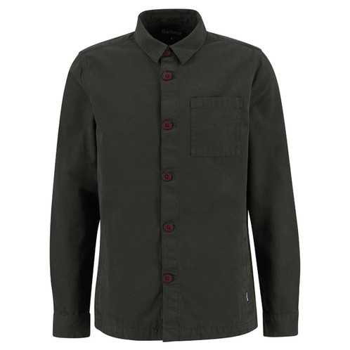 Forest Barbour Mens Washed Overshirt