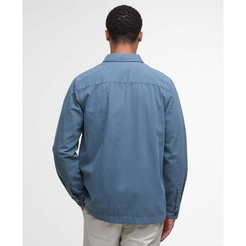 Bluestone Barbour Mens Washed Overshirt Back