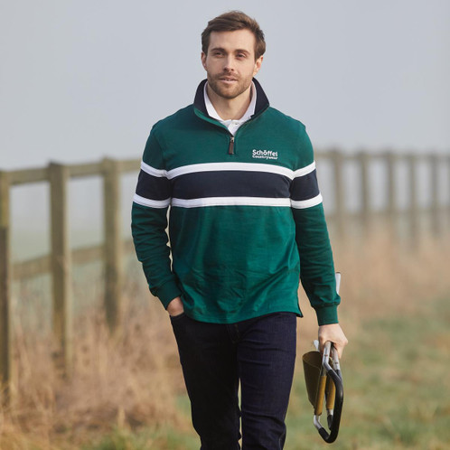 Schoffel Mens Exmouth Heritage 1/4 Zip Lifestyle