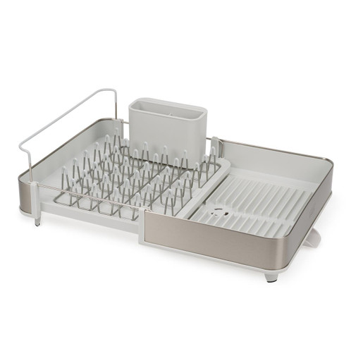 Joseph Joseph Extend Steel Light Stone Expandable Dish Rack