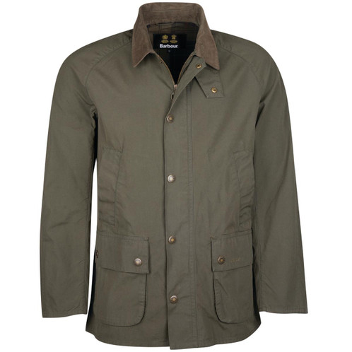 Olive Barbour Mens Ashby Casual Jacket