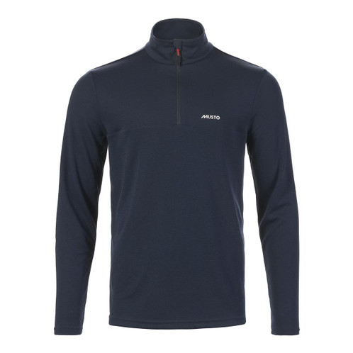 Musto Mens Fast Dry Half Zip Top Navy