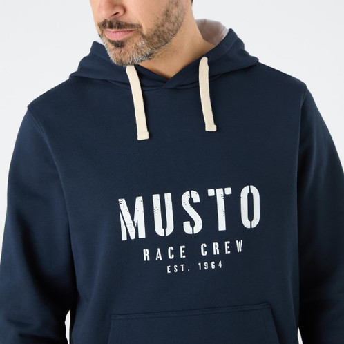 Musto Mens Classic Musto Hoodie Navy