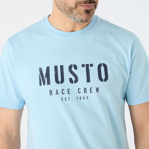 Musto Mens Classic SS Tee Clear Sky