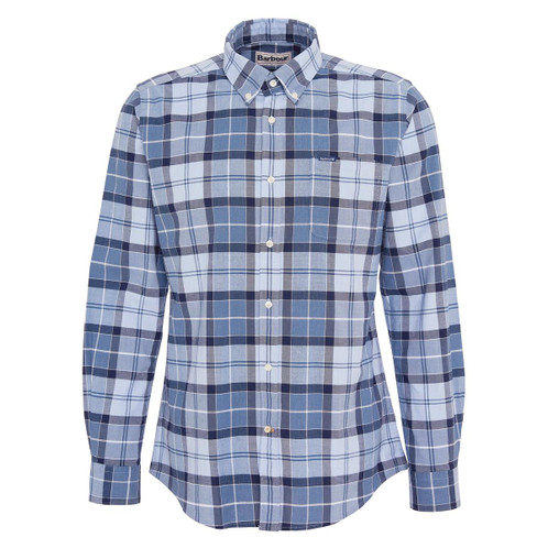 Berwick Blue Tartan Barbour Mens Lewis Tailored Shirt