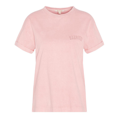 Shell Pink Barbour Womens Sandgate T-Shirt