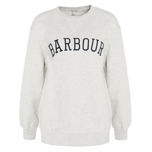 Cloud/Navy Barbour Womens Northumberland Sweatshirt