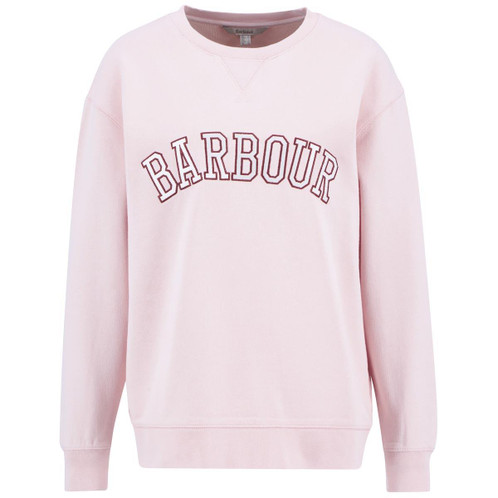 Pink Blush Barbour Womens Northumberland Sweatshirt