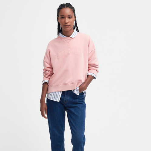 Soft Pink Barbour Womens Sandgate Sweatshirt