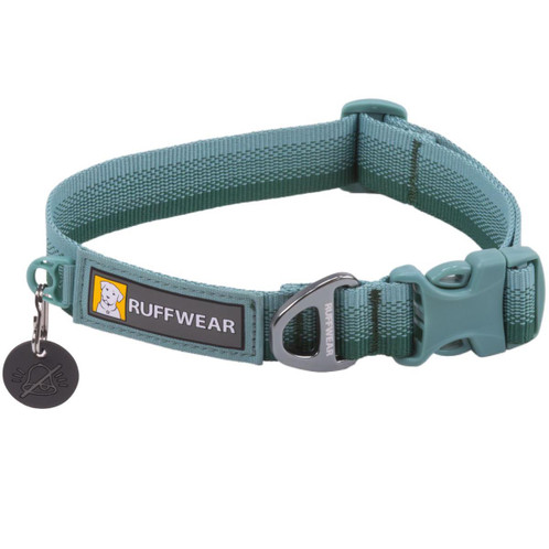 River Rock Green Ruffwear Front Range Dog Collar