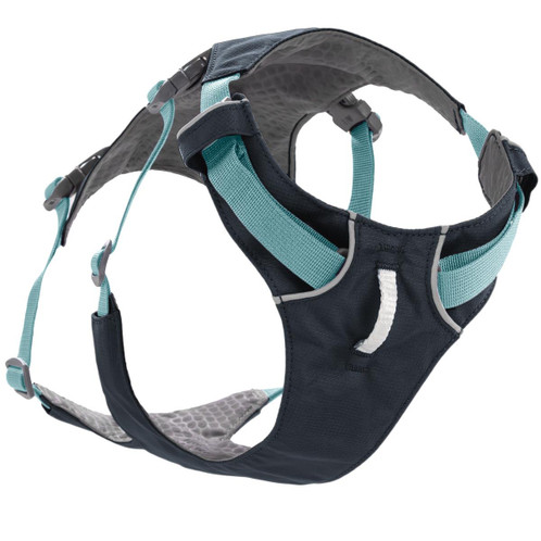 Basalt Gray Ruffwear Flagline Dog Harness Lifestyle Base