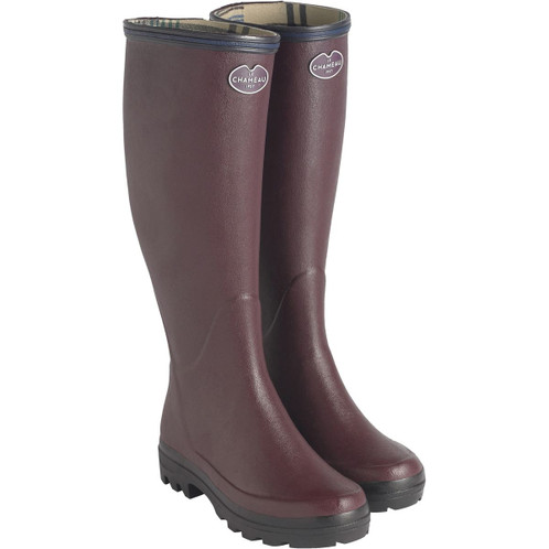 Cherry Le Chameau Giverny Womens Wellingtons