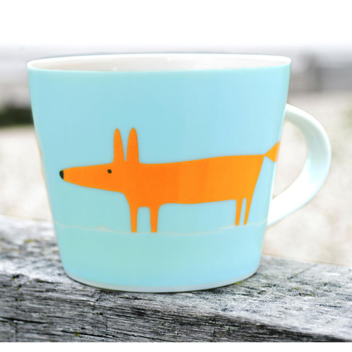 Scion Living Mini Mug Mr Fox Duckegg/Orange Lifestyle