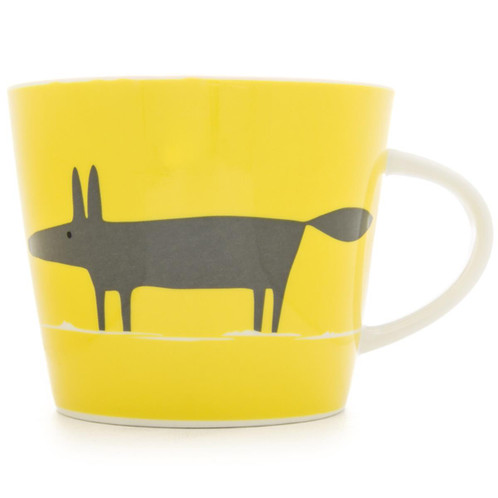 Yellow/Charcoal Scion Living Mr Fox Mug