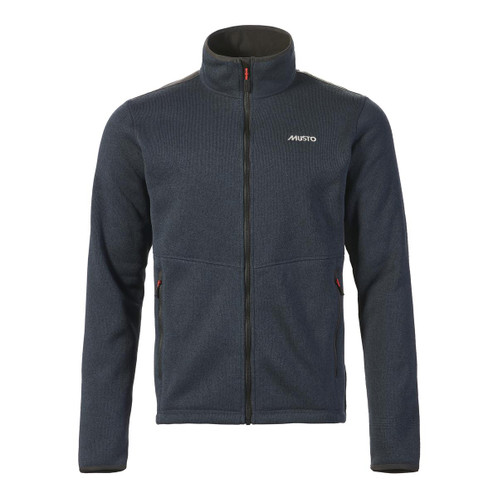 Navy Musto Mens Knitted Fleece