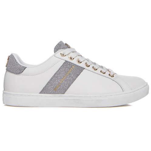 Silver Crystal Holland Cooper Womens Knightsbridge Court Trainer
