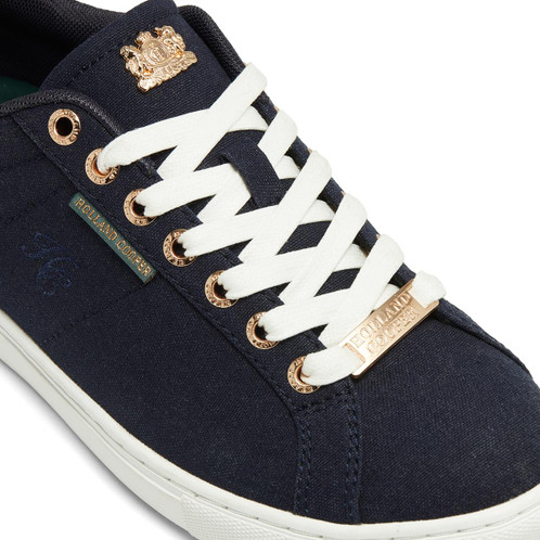 Navy Holland Cooper Womens Chelsea Court Trainer Detail