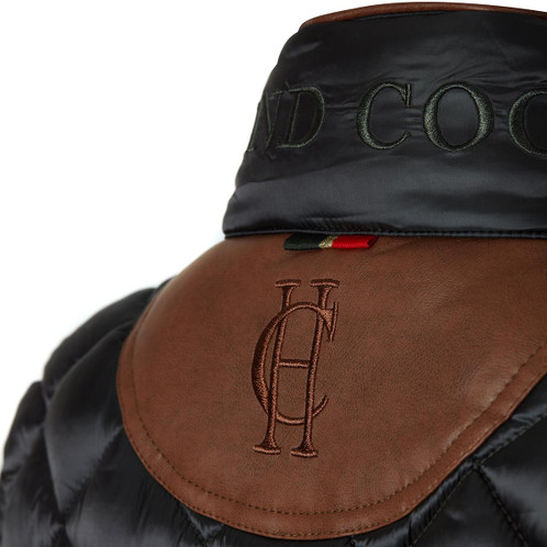 Holland Cooper Womens Diamond Quilt Classic Jacket Rear Patch