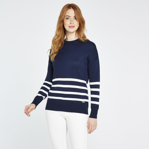 Navy Dubarry Womens Peterswell Jumper Model