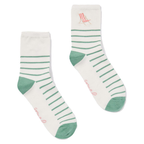 Joules Womens Everyday Embroidered Socks