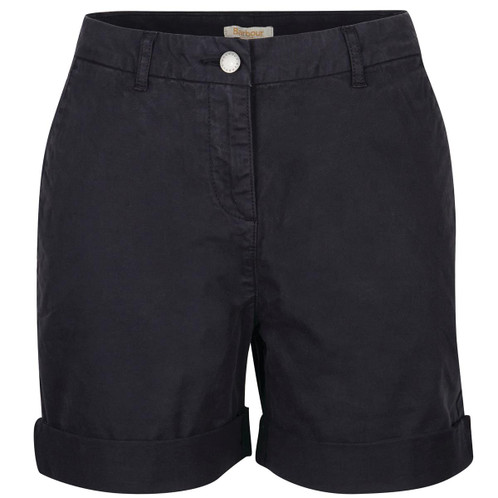 Navy Barbour Womens Chino Shorts