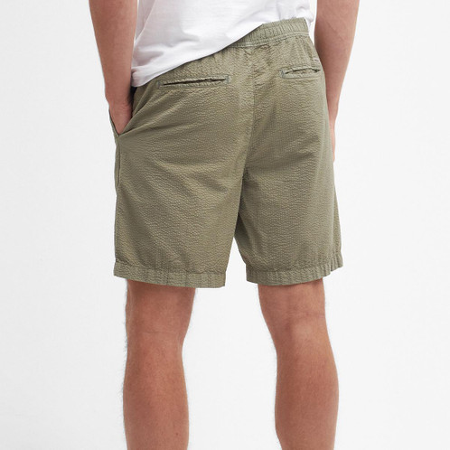 Dusty Green Barbour Mens Melbury Short Back