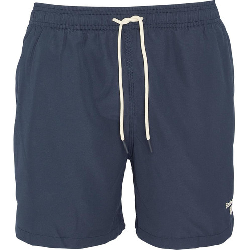 Navy Barbour Mens Staple Logo Swim Shorts