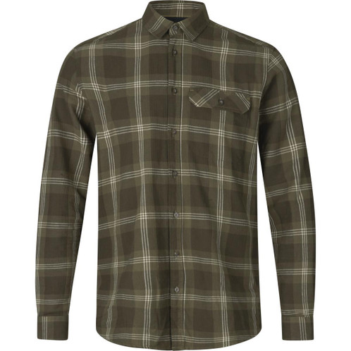 Pine Green Check Seeland Mens Highseat Shirt
