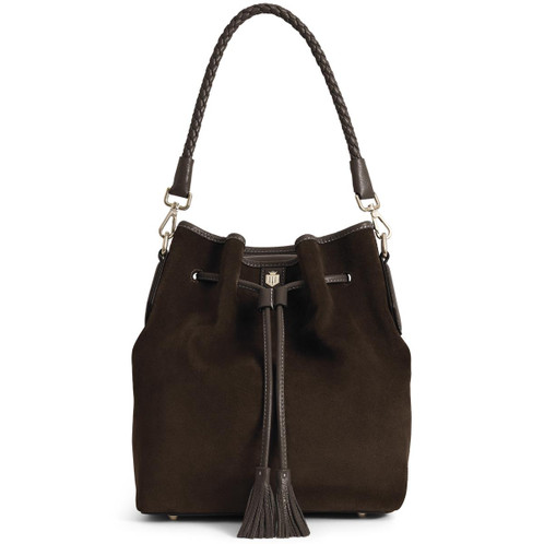 Chocolate Fairfax & Favor Bibury Bucket Handbag