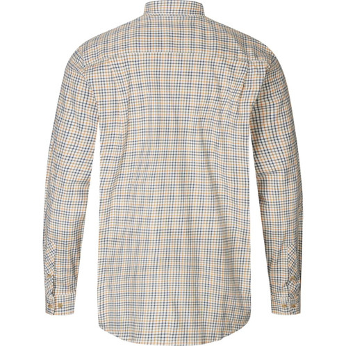 Classic yellow check Seeland Mens Shooting Shirt Back