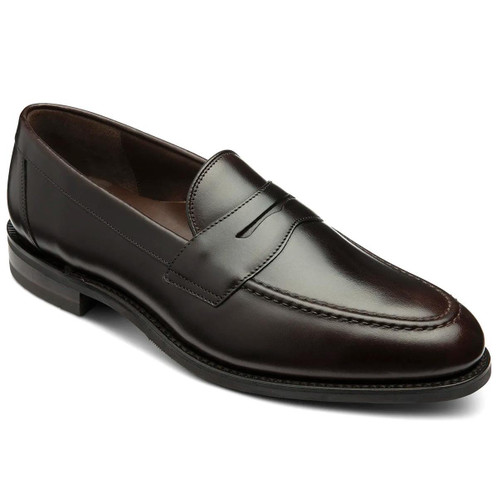 Dark Brown Waxy Leather Loake Mens Imperial Loafer