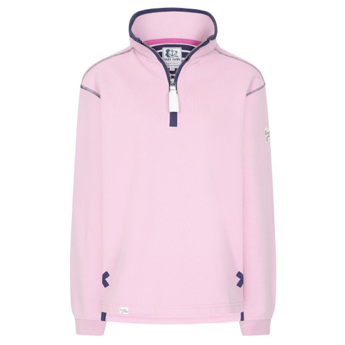 Pink Lazy Jacks Womens LJ3 1/4 Zip Sweatshirt
