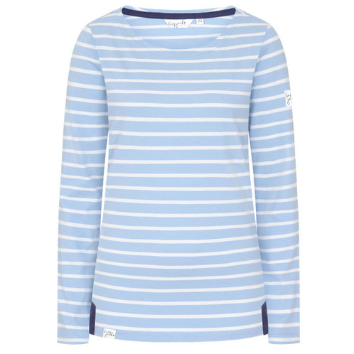 Sky Lazy Jacks Womens LJ97 Striped Breton Top