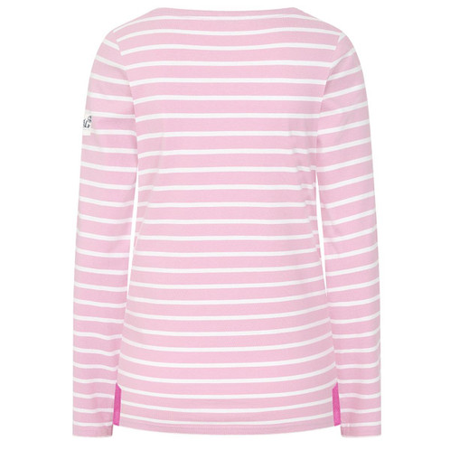 Rose Lazy Jacks Womens LJ97 Striped Breton Top Back