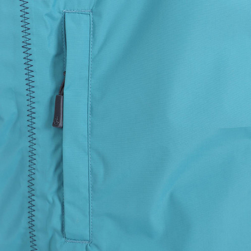 Teal Lazy Jacks Mens LJ60 Waterproof Jacket Detail