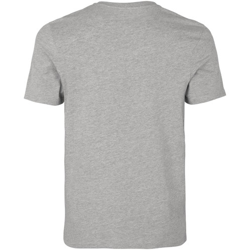 Dark Grey Melange Seeland Mens Falcon T-Shirt Back
