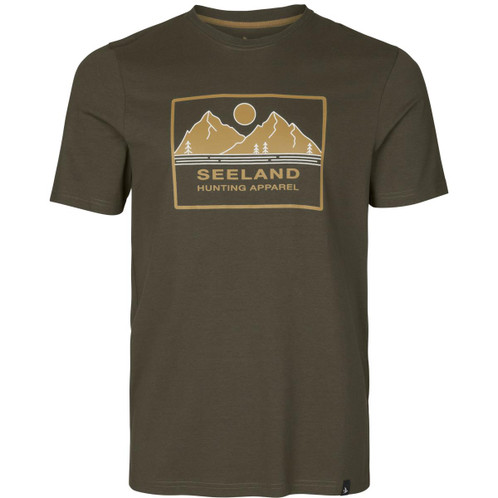 Grizzly Brown Seeland Mens Kestrel T-Shirt