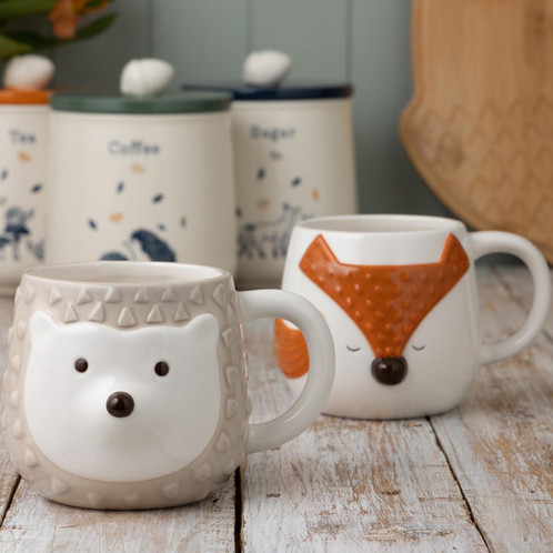 Price and Kensington Woodland Hedgehog Mug LIfestyle