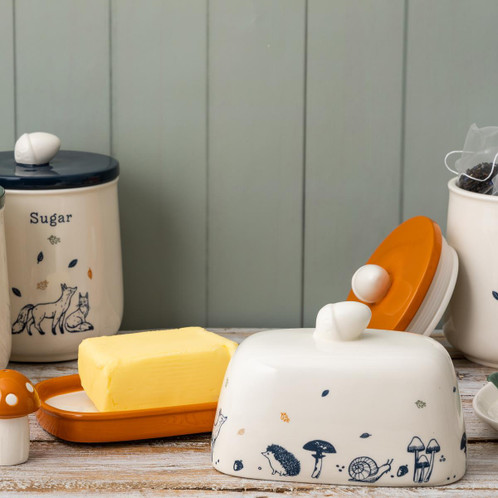 Price and Kensington Woodland Butter Dish Lifestyle