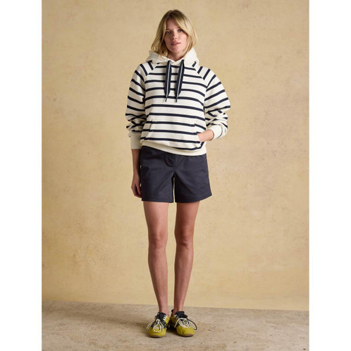 Navy Joules Womens Chino Shorts On Model On Model Full Length