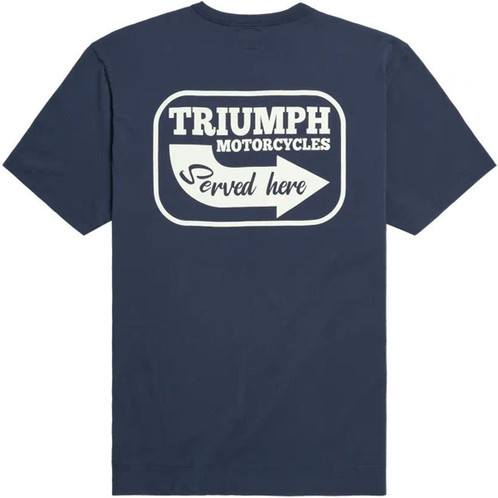 Indigo Triumph Mens Served Tee Back