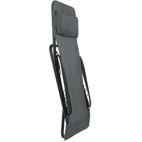 Obsidian Folded Lafuma Transabed Batyline DUO Sunlounger
